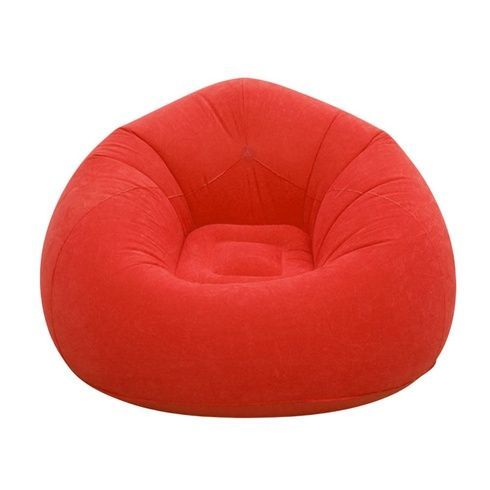 Надувне крісло-пуф Inflatable Sofa / Надувне крісло-мішок 110&times;110&times;85 см Червоний