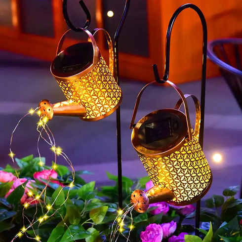 Садовий світильник на сонячній батареї "Лійка" 80см, Fairy lamp / Декоративний LED ліхтар для саду