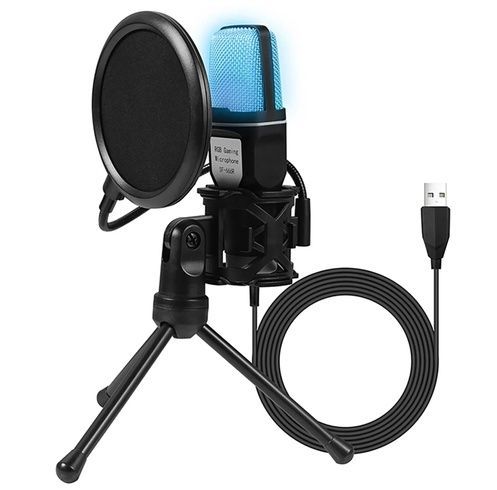 Конденсаторный микрофон Yanmai SF666R USB с RGB-подсветкой