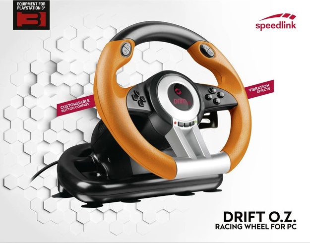 Руль провідний Speedlink Drift O.Z. Racing Wheel