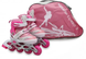 Детские Роликовые Коньки розовые В Комплекте С Защитой Набор Maraton Combo M 28-33