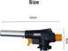 Туристическая газовая горелка Cyclone Flame Gun 930 с пьезоподжигом и регулировкой пламени