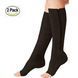 Компрессионные гольфы Zip Sox, носки от варикоза Бежевые