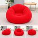 Надувне крісло-пуф Inflatable Sofa / Надувне крісло-мішок 110&times;110&times;85 см Червоний