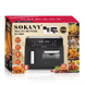 Аерофритюрниця Sokany SK-10060 з 2 чашами, сенсорне керування