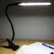 Настольная LED лампа на прищепке, от USB, Berger 1043-TL-10 Black / Светодиодная лампа с гибкой ножкой