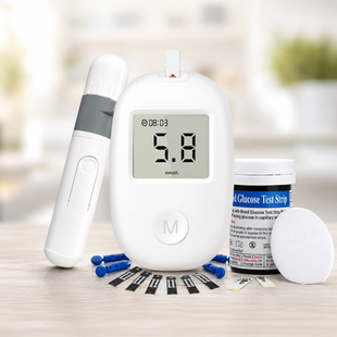 Глюкометр Glucose Meter GLM-76 + 50 тест-полосок и ланцеты