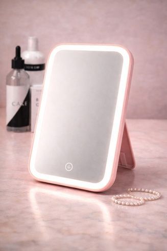 Сенсорное зеркало с подсветкой на аккумуляторе для макияжа Led makeap mirro