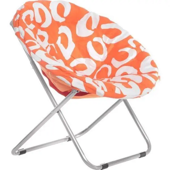 Складной туристический походной стул со спинкой XY-8013 Кресло складное для кемпинга Оранжевый