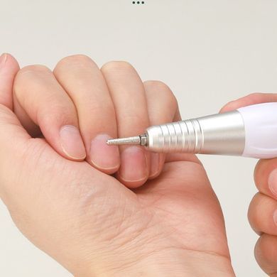 Портативный Фрезер для ногтей Nail Drill YT-928 аккумуляторный с индикатором заряда на 35 000 оборотов, Розовый