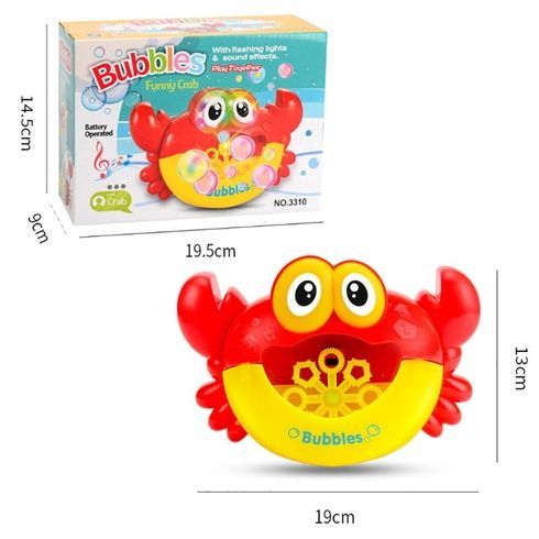 Игрушка для ванной Музыкальный краб Bubble crab с пенообразователем
