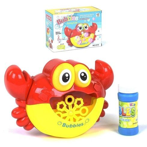Игрушка для ванной Музыкальный краб Bubble crab с пенообразователем