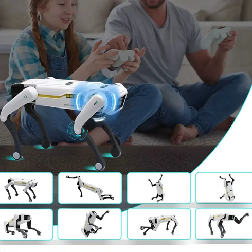 Интерактивный робот-собака, пульта, на аккумуляторе, Smart Dog / Собака робот на радиоуправлении