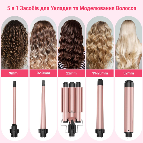 Плойка мультистайлер AIMED Hair Multistyler набор 5в1
