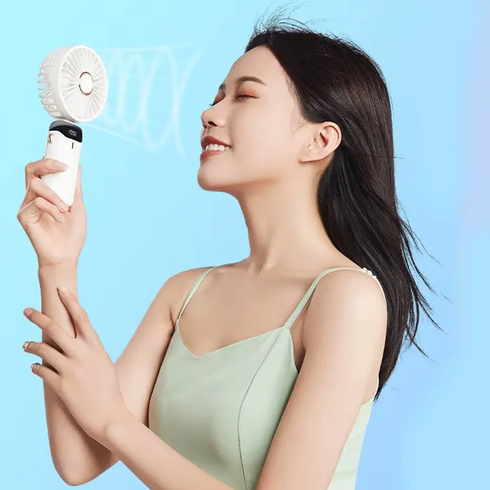 Портативний складний вентилятор / Вентилятор ручний акумуляторний Mini Fan TP-01