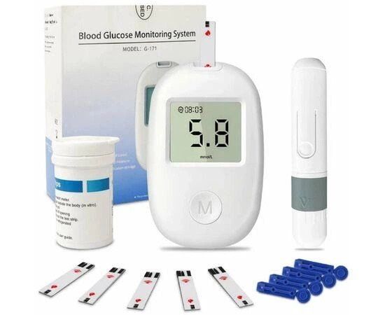 Глюкометр Glucose Meter GLM-76 + 50 тест-полосок и ланцеты