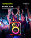 Портативная беспроводная колонка Bluetooth Hopestar Party 130 с 2 Микрофоном Караоке |120Вт, Bluetooth