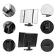 Зеркало тройное для макияжа Superstar Magnifying Mirror с LED-подсветкой прямоугольное с увеличением Розовое