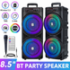 Колонка Bluetooth Wireless Speaker TTD-2807 / Портативная караоке-колонка с RGB-подсветкой