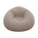 Надувне крісло-пуф Inflatable Sofa / Надувне крісло-мішок 110&times;110&times;85 см Бежевий