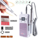 Портативный Фрезер для ногтей Nail Drill YT-928 аккумуляторный с индикатором заряда на 35 000 оборотов, Розовый