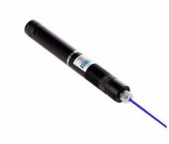Лазерна указка (лазерний вказівник) 10000МВт синя з насадками Laser Blue YXB 008, Черный