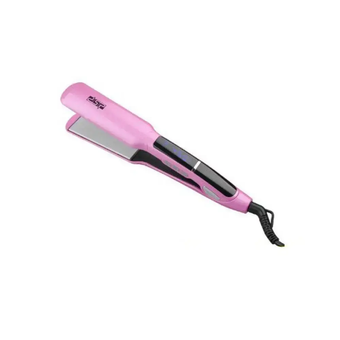 Праска випрямляч щипці для волосся професійний з керамічним покриттям 35W DSP Рожевий, Рожевий