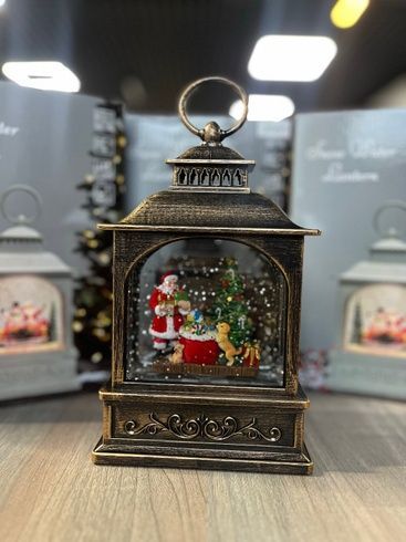 Музичний новорічний ліхтар WDL 24072D Xmas Різдвяна ніч