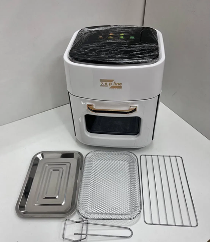 Фритюрница без масла мультипечь 3500W ZP-111 сенсорная аэрофритюрница с таймером 15, Белый