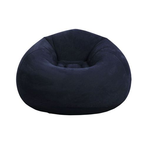 Надувне крісло-пуф Inflatable Sofa / Надувне крісло-мішок 110&times;110&times;85 см Темно-синій