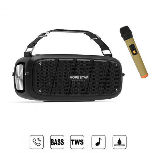 Бездротова Bluetooth колонка Hopestar A20 PRO c Мікрофоном Караоке