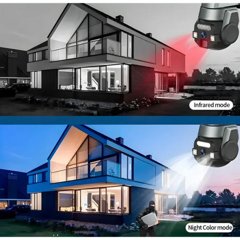 Камера зовнішня вулична поворотна WIFI CyberGuard OUTDOOR Q-812 FULL-HD 5Mp IP66 датчик руху