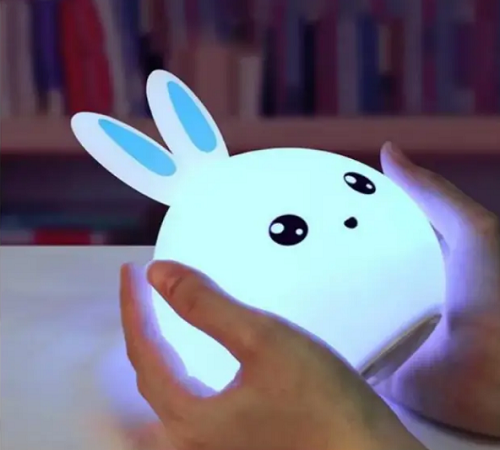Дитячий силіконовий нічник 3DTOYSLAMP Кролик