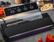 Вакууматор для еды Vacuum Sealer X GY-F973 / Вакуумный упаковщик 110W 60 кПа + пакеты
