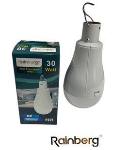 Акумуляторна LED лампочка Е27 30W аварійного освітлення 6500К