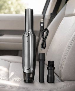 Автопылесос Rias Vacuum Cleaner JB-80 / Аккумуляторный автомобильный пылесос 60 Вт