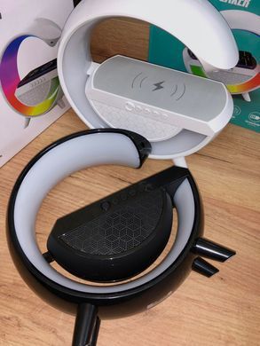 Розумний світильник/Нічник з бездротовою зарядкою для телефону/Bluetooth-колонка