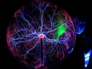 Универсальный светильник плазменный шар молния Plasma ball, ночник для детей. 50 см