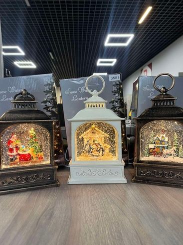 Музичний новорічний ліхтар WDL 24072D Xmas Лускунчик