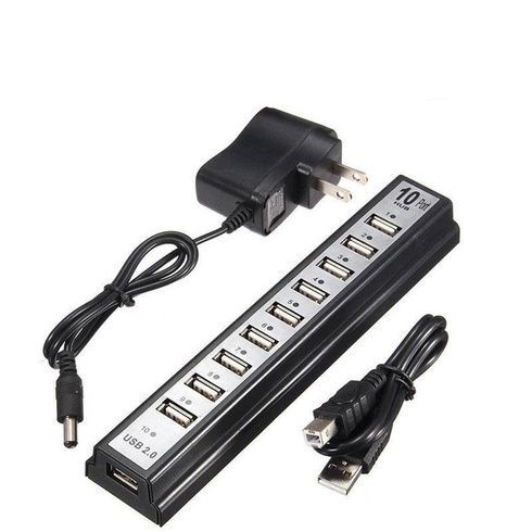 Мультифункциональный USB-хаб 10 в 1 / Разветвитель USB HUB 10 портов 220V