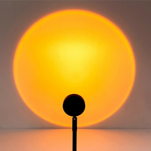 Sunset Lamp проекционный светильник заката, рассвета, USB led Lamp - оранжевый Закат
