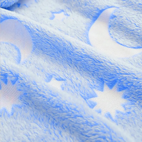Дитячий плед-покривало Magic Blanket, що світиться в темряві 150 см * 200 см Синій
