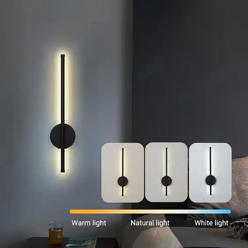 Светильник настенный 60 см Strip light HA-125 Черный