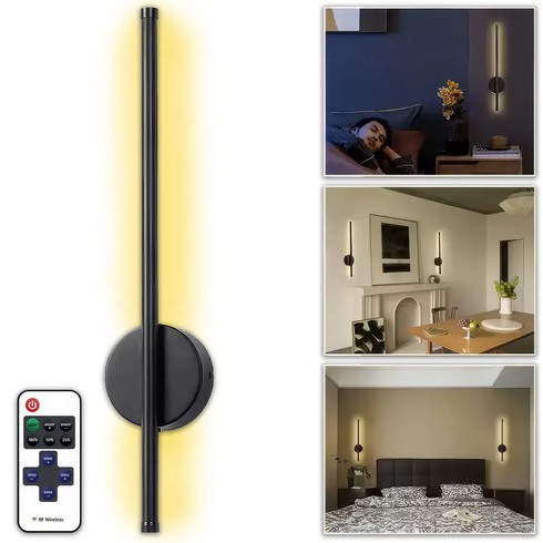 Светильник настенный 60 см Strip light HA-125 Черный