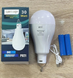 Аккумуляторная LED лампочка Е27 30W аварийного освещения 6500К