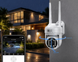 Поворотная погодозащитная IP WiFi камера HX-A1536C / Поворотная уличная камера видеонаблюдения / WiFi камера с датчиком движения
