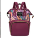 Сумка для мам красно-синий, уличная сумка для мам и малышей, модная многофункциональная TRAVELING SHAR