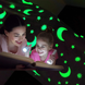 Дитячий плед-покривало Magic Blanket, що світиться в темряві 150 см * 200 см Синій