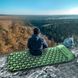 Матрас надувной туристический с подушкой 190x60x5см с чехлом Зеленый