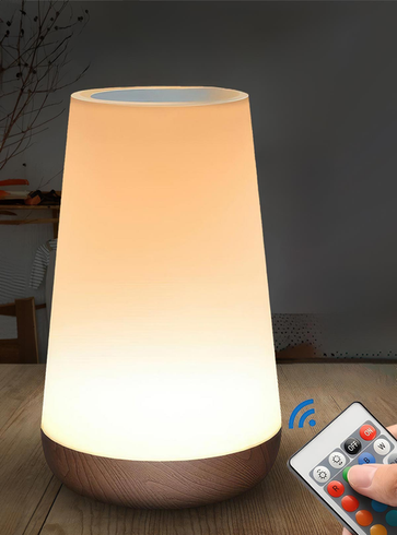 Ночник настольный светильник для дома аккумуляторный Pat light HA-114 с пультом
